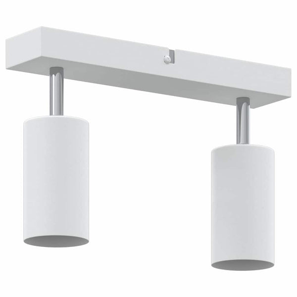 Weißer Deckenstrahler aus Metall