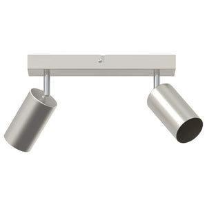 Nickel Deckenstrahler mit Spots