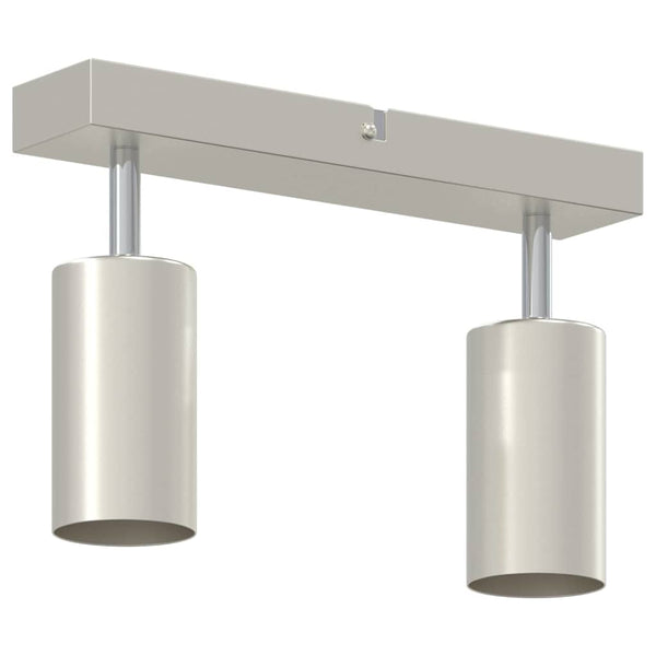 Nickel Deckenstrahler mit Spots