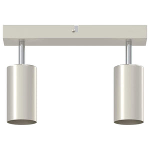 Nickel Deckenstrahler mit Spots