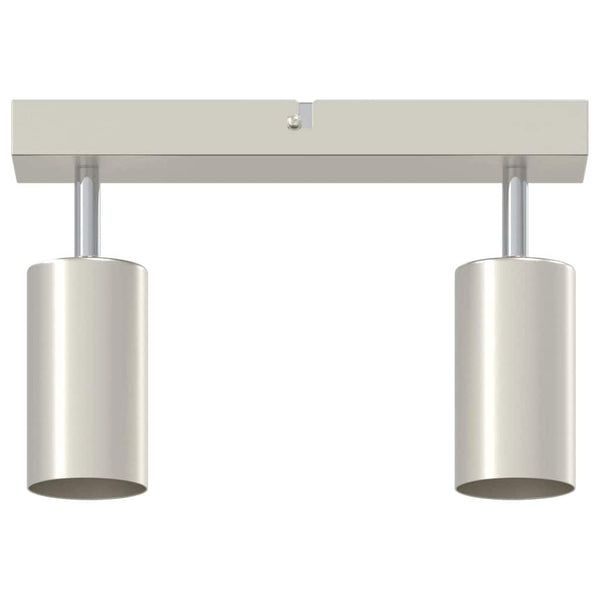 Nickel Deckenstrahler mit Spots