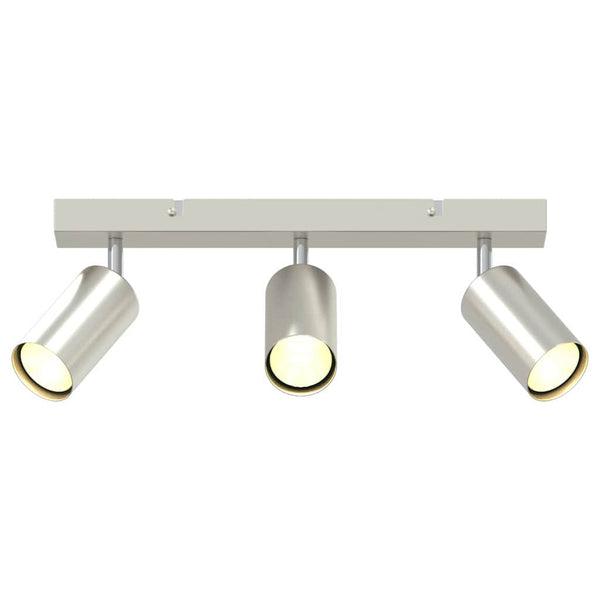Nickel Deckenstrahler mit 1 Spot