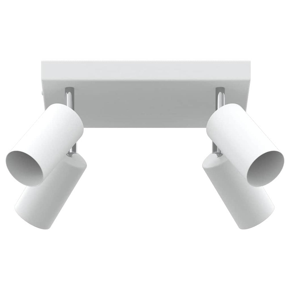 Weißer Deckenstrahler Metall 26x26x16 cm
