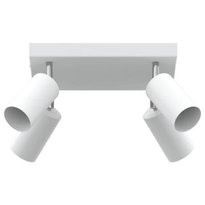 Weißer Deckenstrahler Metall 26x26x16 cm