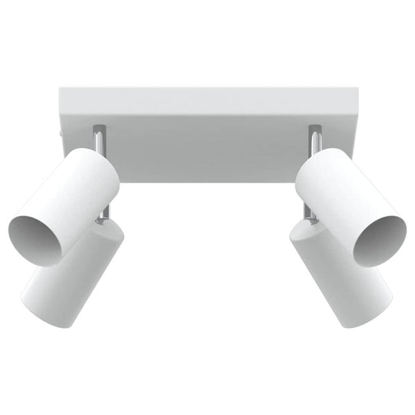 Weißer Deckenstrahler Metall 26x26x16 cm