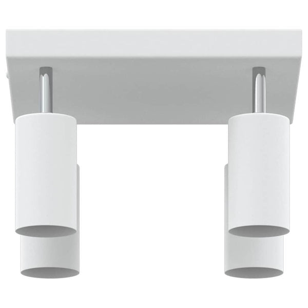 Weißer Deckenstrahler Metall 26x26x16 cm