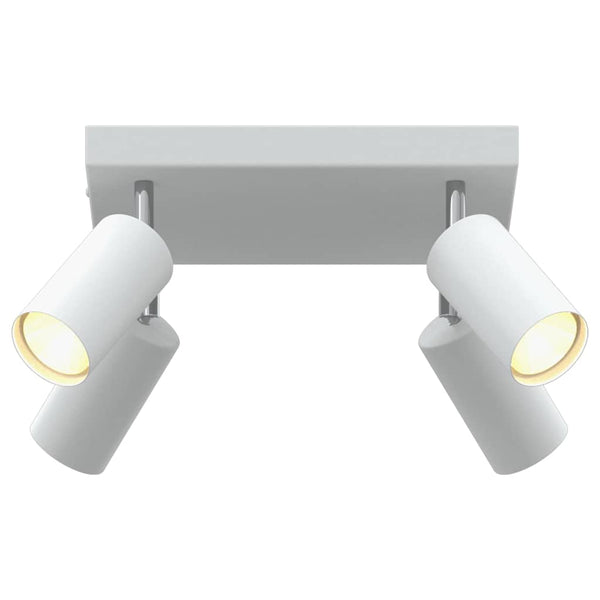 Weißer Deckenstrahler Metall 26x26x16 cm