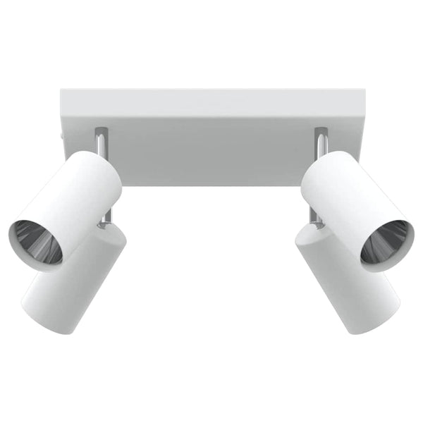 Weißer Deckenstrahler Metall 26x26x16 cm