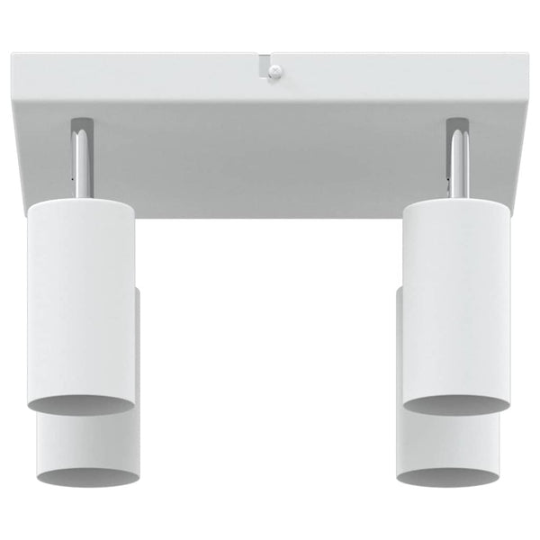 Weißer Deckenstrahler Metall 26x26x16 cm