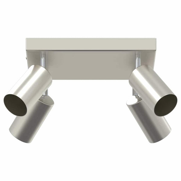 Nickel Deckenstrahler mit Spots