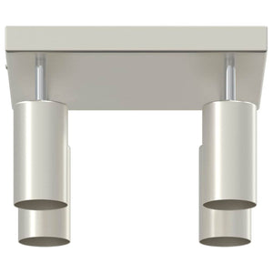 Nickel Deckenstrahler mit Spots