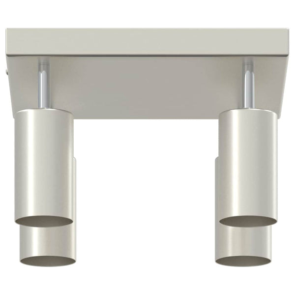 Nickel Deckenstrahler mit Spots