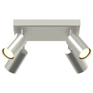 Nickel Deckenstrahler mit Spots