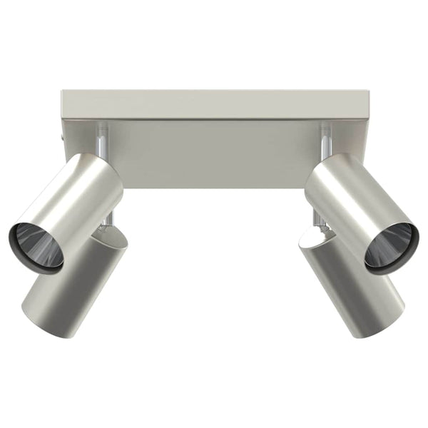 Nickel Deckenstrahler mit Spots