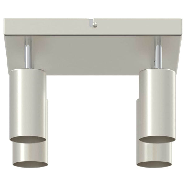 Nickel Deckenstrahler mit Spots