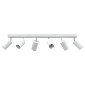 Weiße Deckenstrahler Metall, 73cm