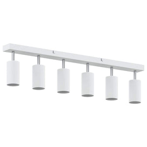 Weiße Deckenstrahler Metall, 73cm