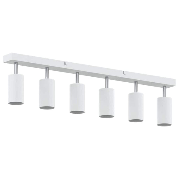 Weiße Deckenstrahler Metall, 73cm