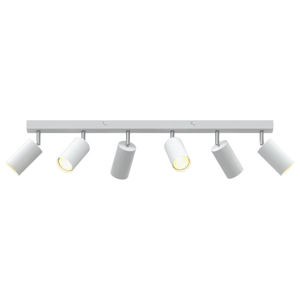 Weiße Deckenstrahler Metall, 73cm