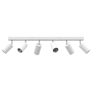 Weiße Deckenstrahler Metall, 73cm