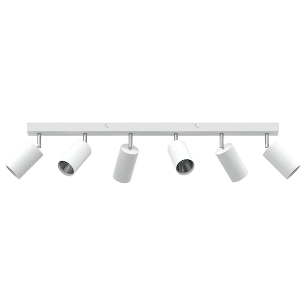 Weiße Deckenstrahler Metall, 73cm