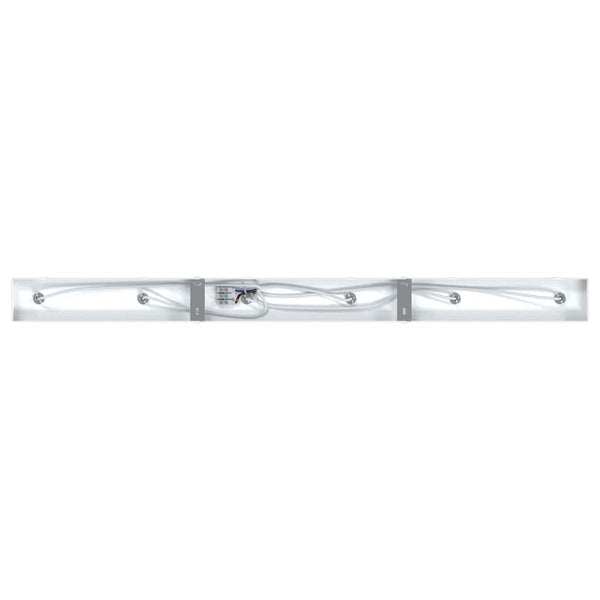 Weiße Deckenstrahler Metall, 73cm
