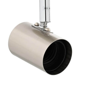 Nickel Deckenstrahler mit Spots