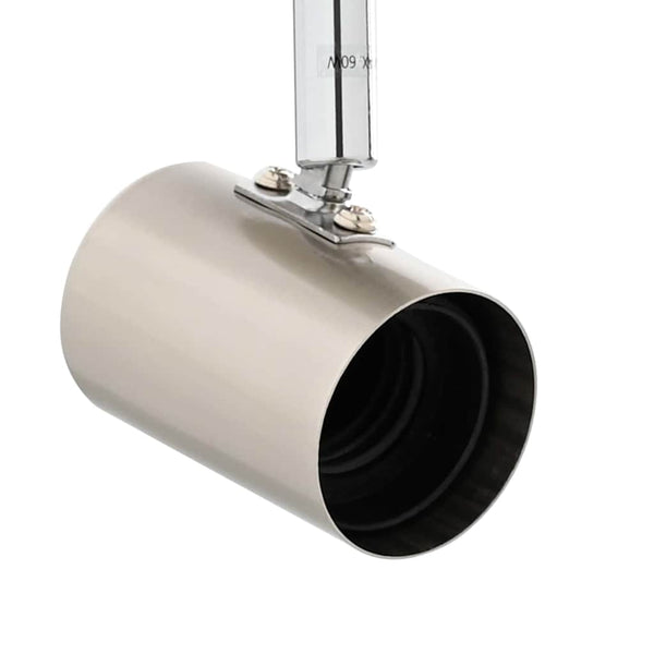 Nickel Deckenstrahler mit Spots