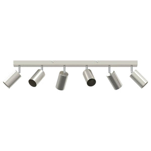 Nickel Deckenstrahler mit Spots