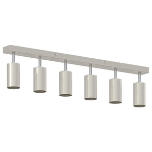 Nickel Deckenstrahler mit Spots