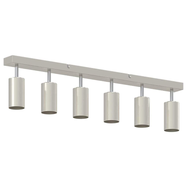 Nickel Deckenstrahler mit Spots