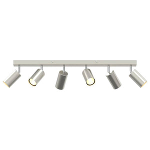Nickel Deckenstrahler mit Spots