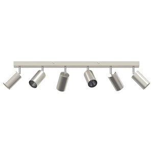 Nickel Deckenstrahler mit Spots