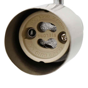 Nickel Deckenstrahler mit Spots