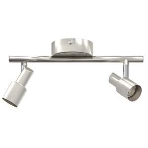 Nickel Deckenstrahler mit Spots