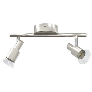 Nickel Deckenstrahler mit Spots