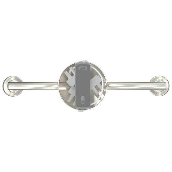 Nickel Deckenstrahler mit Spots