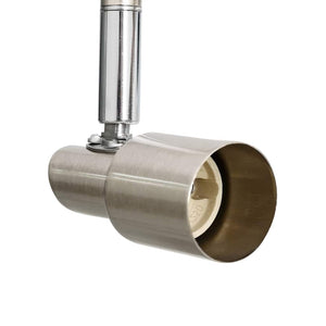 Nickel Deckenstrahler mit 1 Spot
