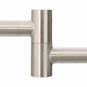 Nickel Deckenstrahler mit 4 Strahlern