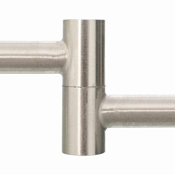 Nickel Deckenstrahler mit 4 Strahlern