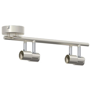 Nickel Deckenstrahler mit 4 Strahlern