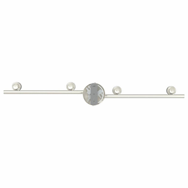 Nickel Deckenstrahler mit 4 Strahlern
