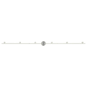 Deckenstrahler Nickel mit 4 Strahlern