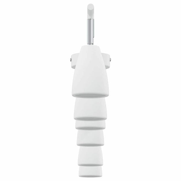 Weiße Deckenleuchte mit Strahlern