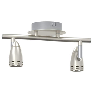 Nickel Deckenstrahler mit Spots