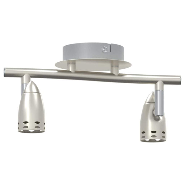 Nickel Deckenstrahler mit Spots