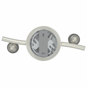 Nickel Deckenstrahler mit Spots