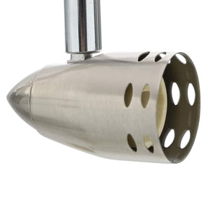 Nickel Deckenstrahler mit Spots