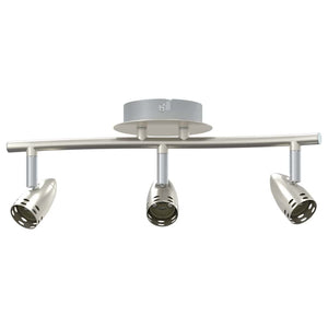Nickel Deckenstrahler mit Spots