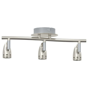 Nickel Deckenstrahler mit Spots